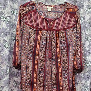 Women's 3/4 sleeve blouse NWT